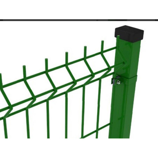 3D paneļu žogs 4 mm 55x200 2500x1530 - zaļš