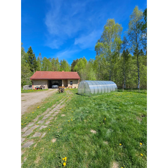 Siltumnīca 3x6 m ar 4 mm polikarbonātu
